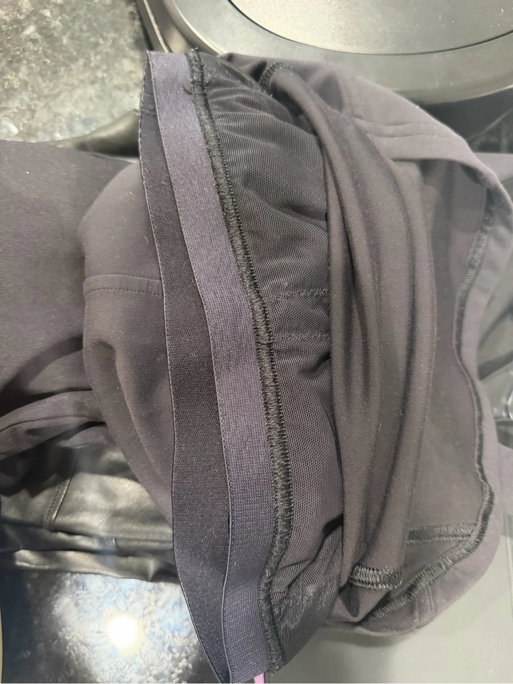 lululemon athletica Black Athletic Tank Top with Scoop Neck
